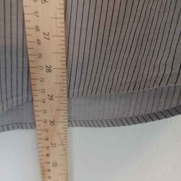 Fox Racing Shirt Mens XL Gray Stripes Button Down Short Sleeve Lightweight Moto - Picture 12 of 13